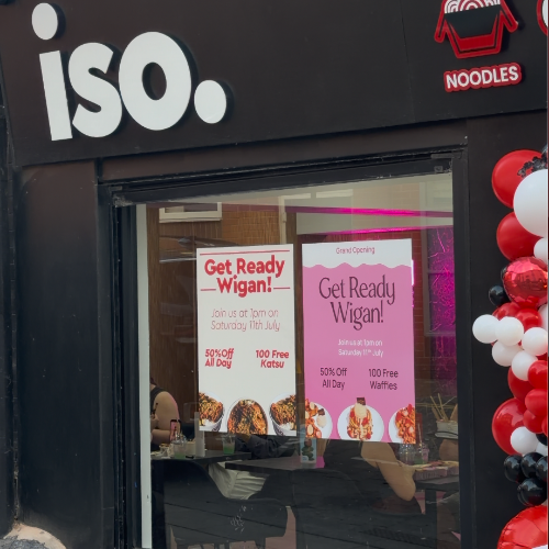 wigan iso new opening