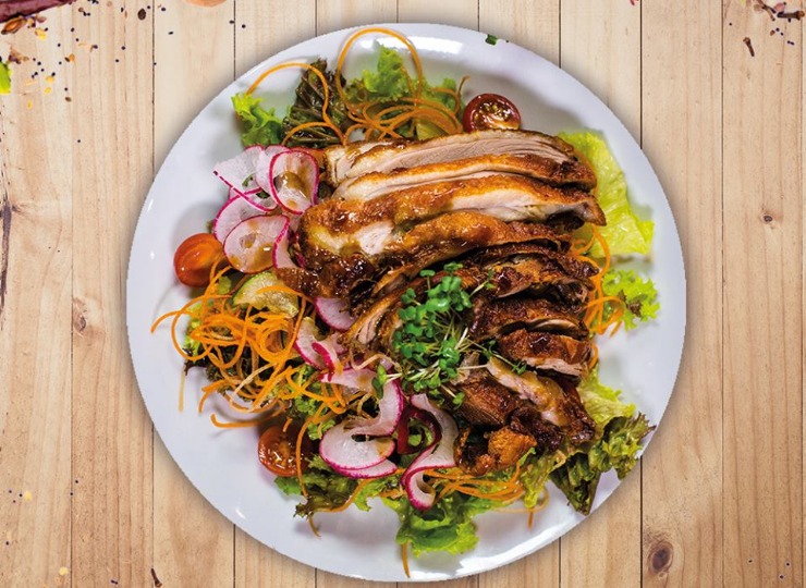 The best Katsu salad in Wolverhampton, from ISO Sushi. Available for delivery or takeaway Mixed salad topped with chicken katsu