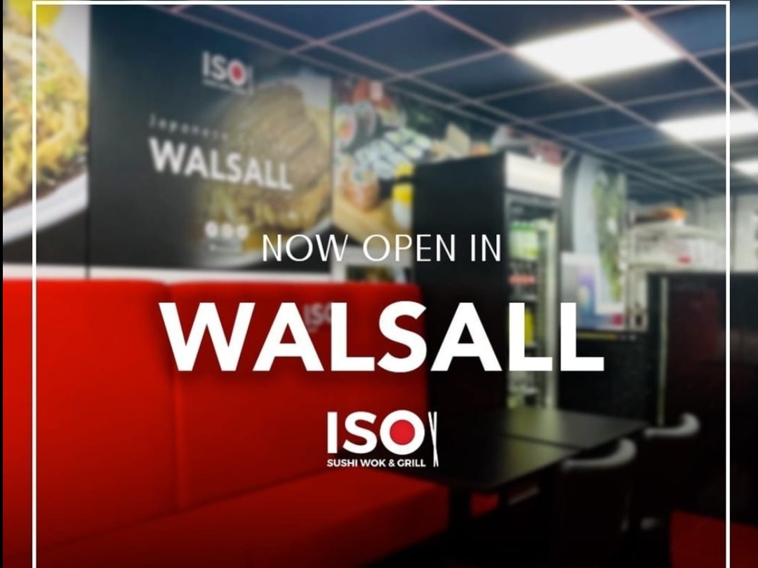 ISO Sushi Walsall Now OPEN!