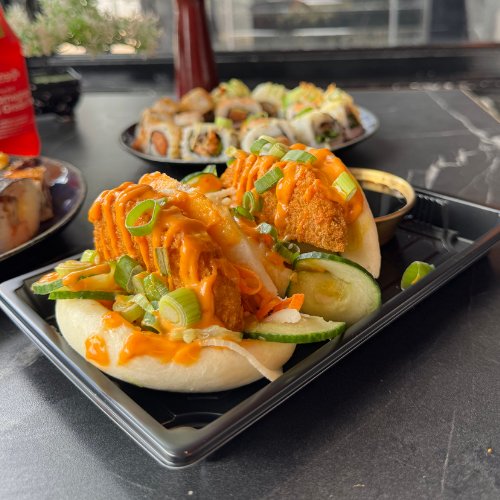 Pumpkin bao buns