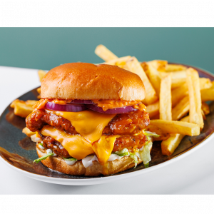 the spicy buttermilk burger