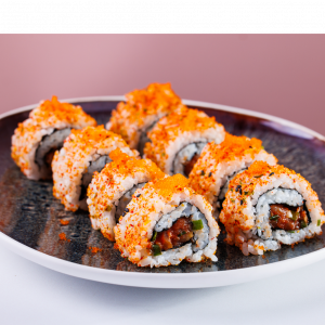 spicy tuna and spring onion iso