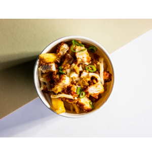 mini katsu loaded fries