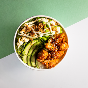 karaage chicken poke
